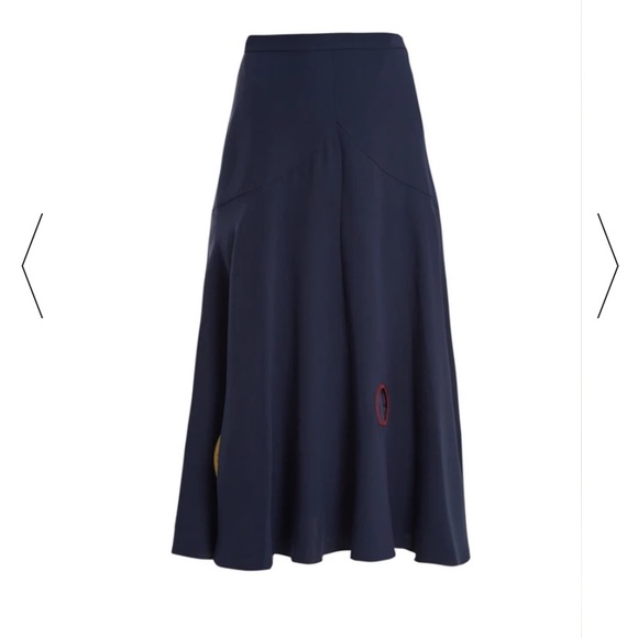 Roksanda Carson circle reverse applique skirt. - Picture 2 of 8